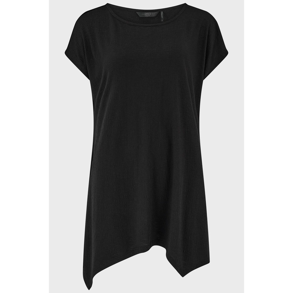Killstar black asymmetrical hallowed top